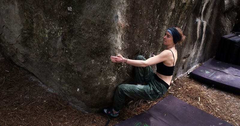 Buiten Boulderen in Fontainebleau