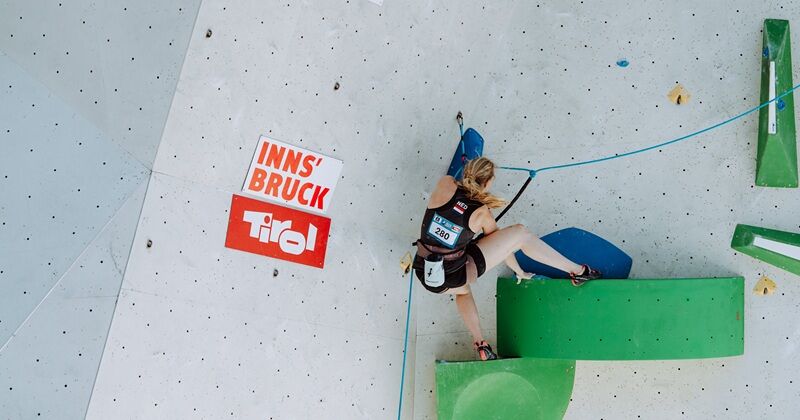 Christiane op de World Cup in Innsbruck 2025